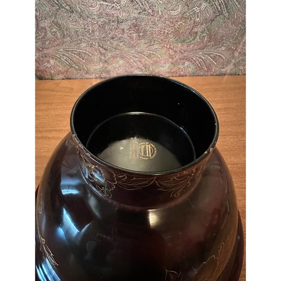 Vintage Large Handmade in occupied Japan (1945/1951) metal bowl/serving dish90 - Picture 8 of 10